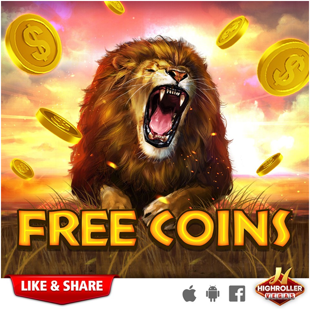 How to get free coins at High Roller Vegas Casino Pokies